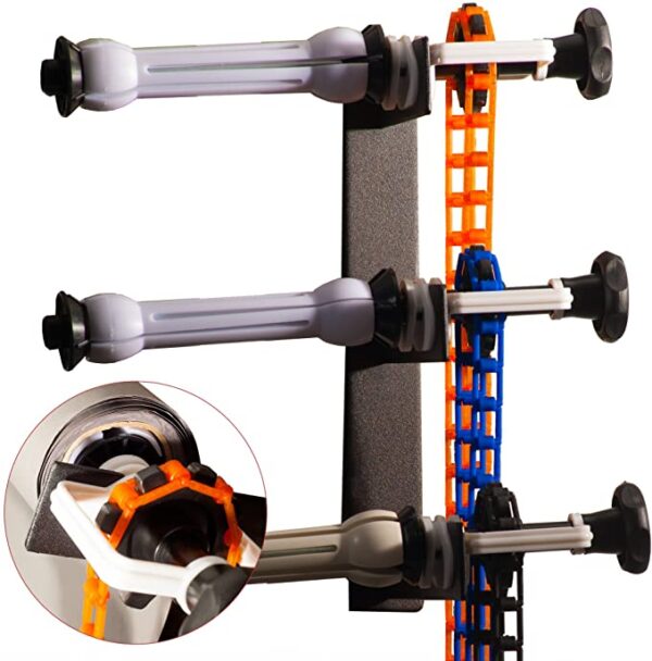 Support Montage Mural avec Enrouleur pour 3 Fond avec Contrepoids